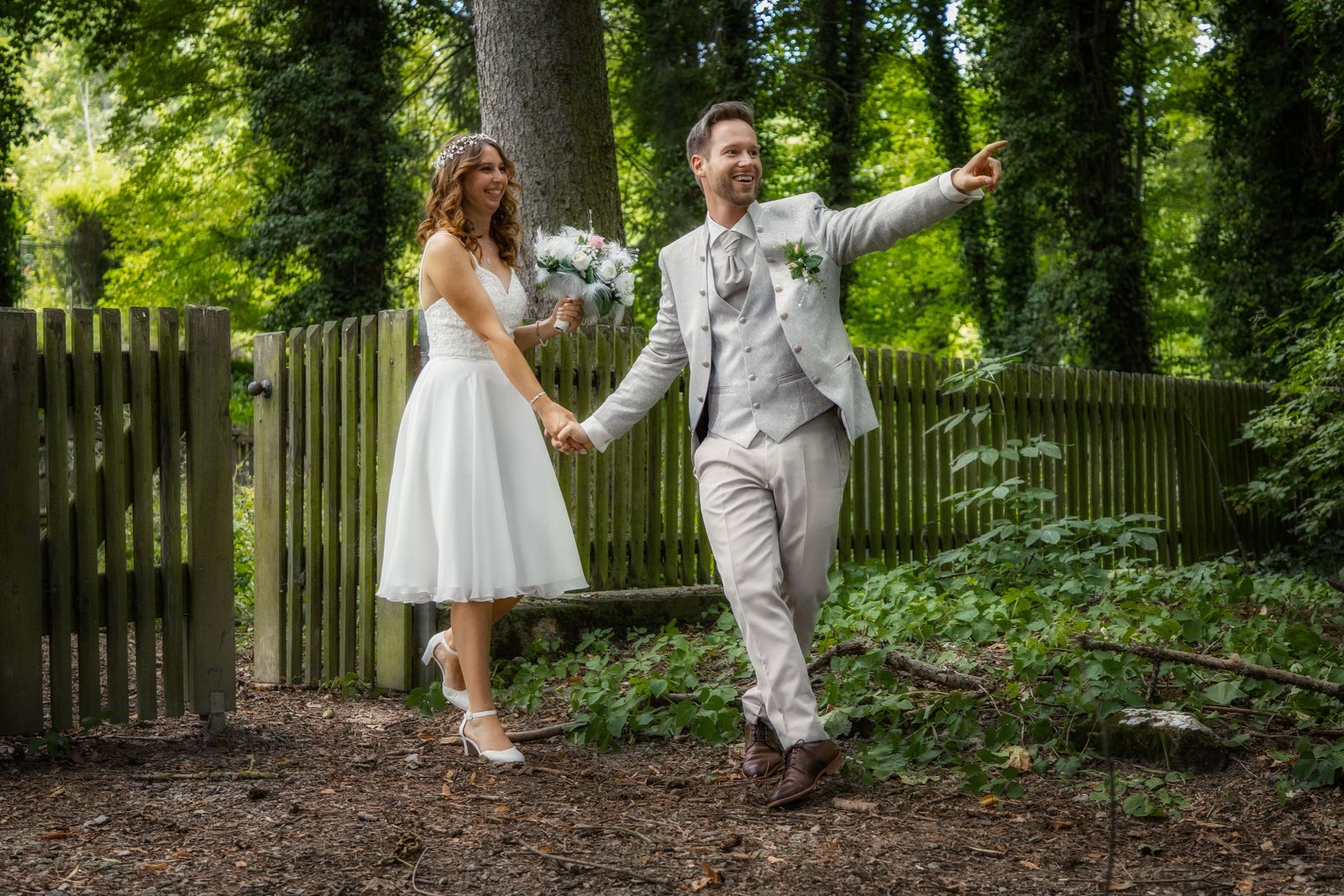 Hochzeitsfotos Hochzeit Schlosspark Dätzingen