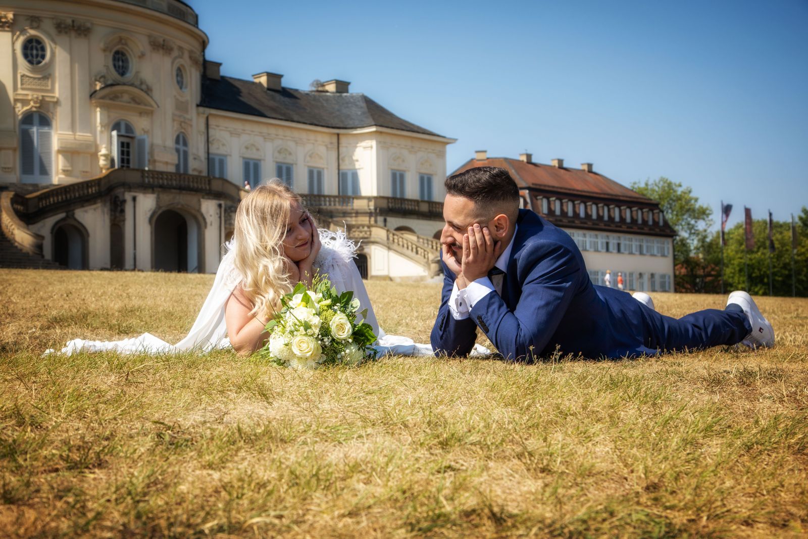 Hochzeitsfotos Stuttgart Schloss Solitude