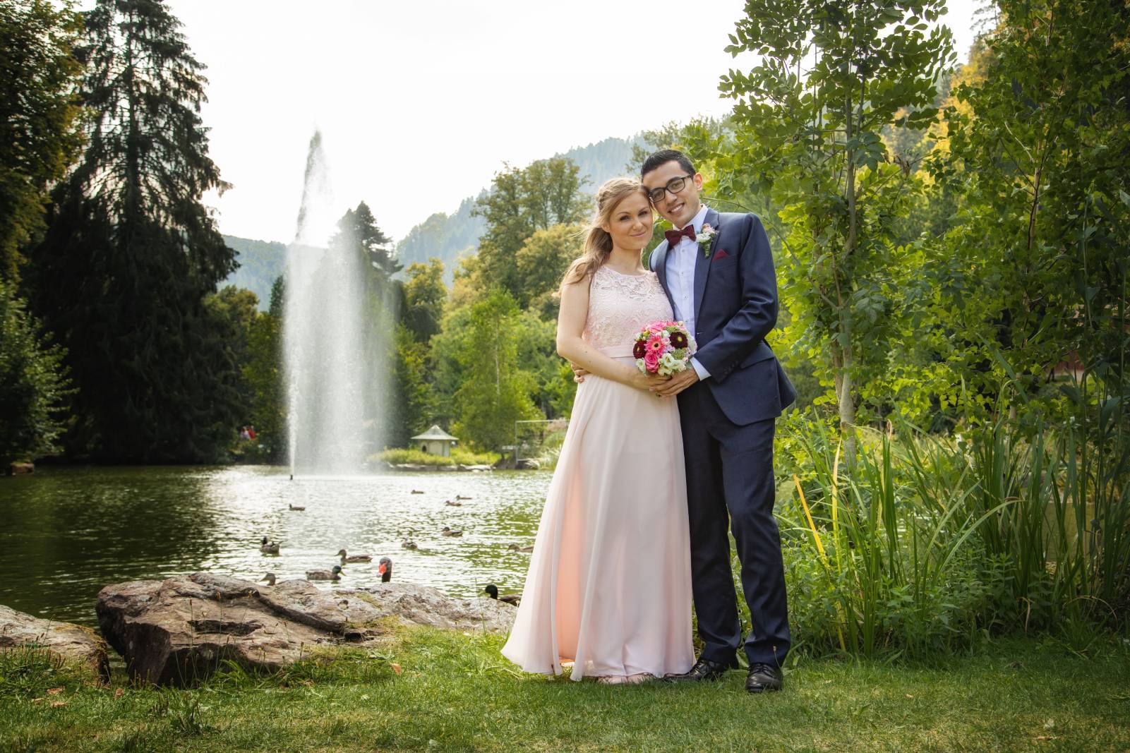 Hochzeitsfotos Hochzeit Kurpark Bad Liebenzell