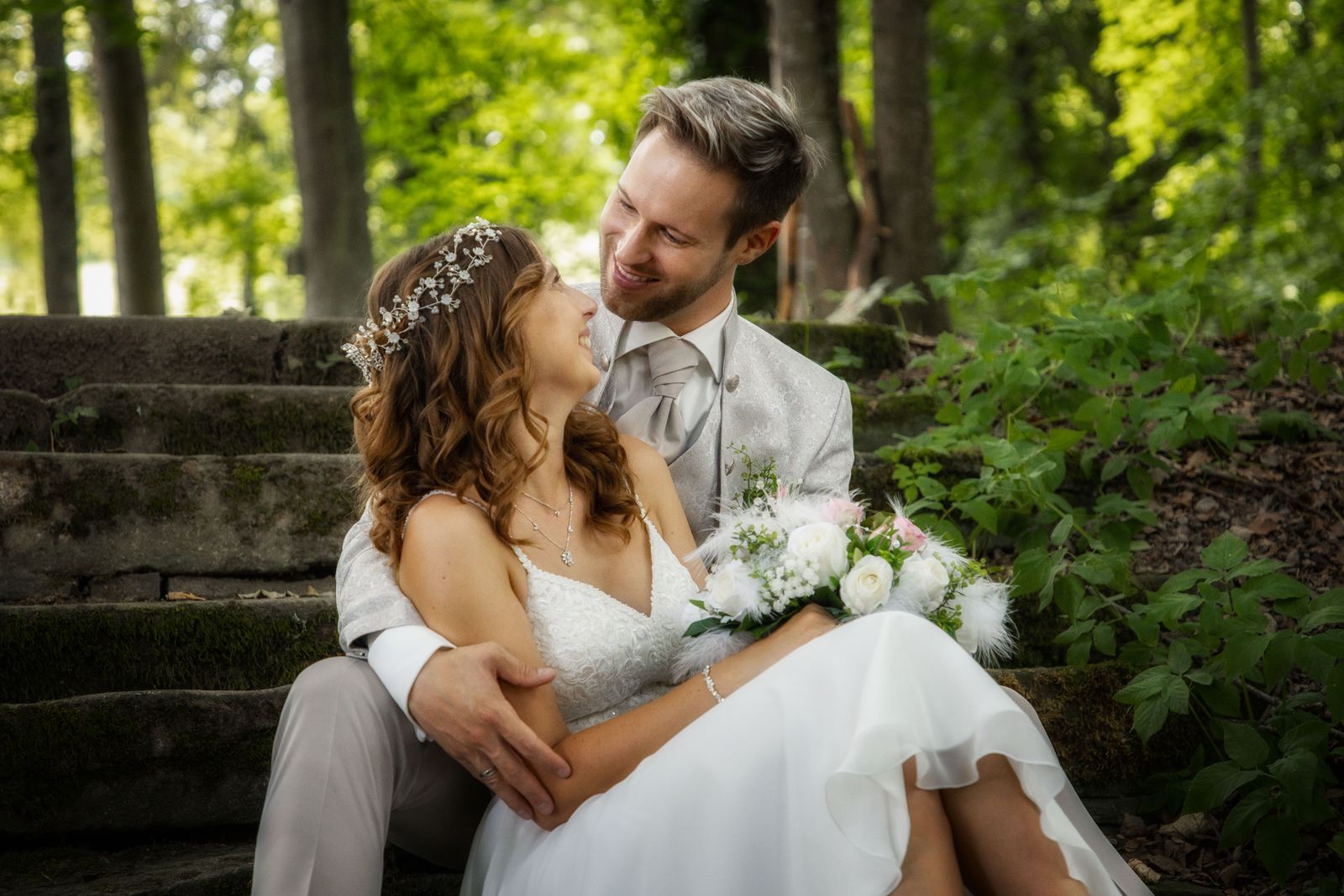 Hochzeitsfotos Hochzeit Schlosspark Dätzingen