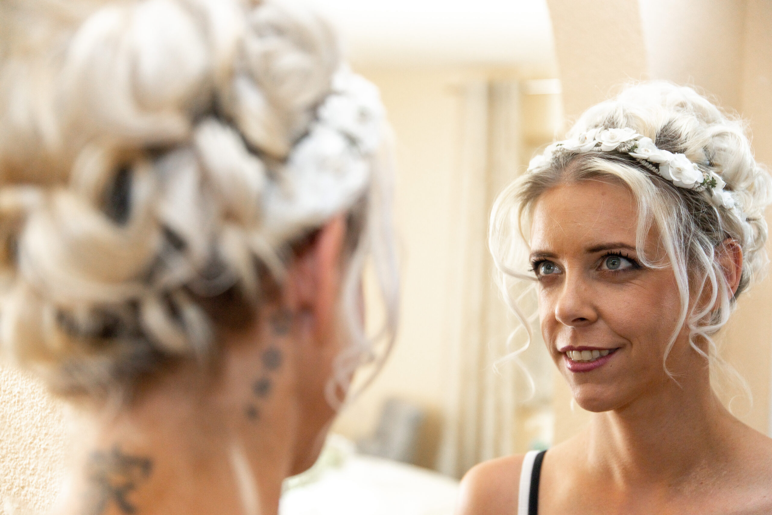 Getting-Ready für Hochzeit Burg Hohenneuffen