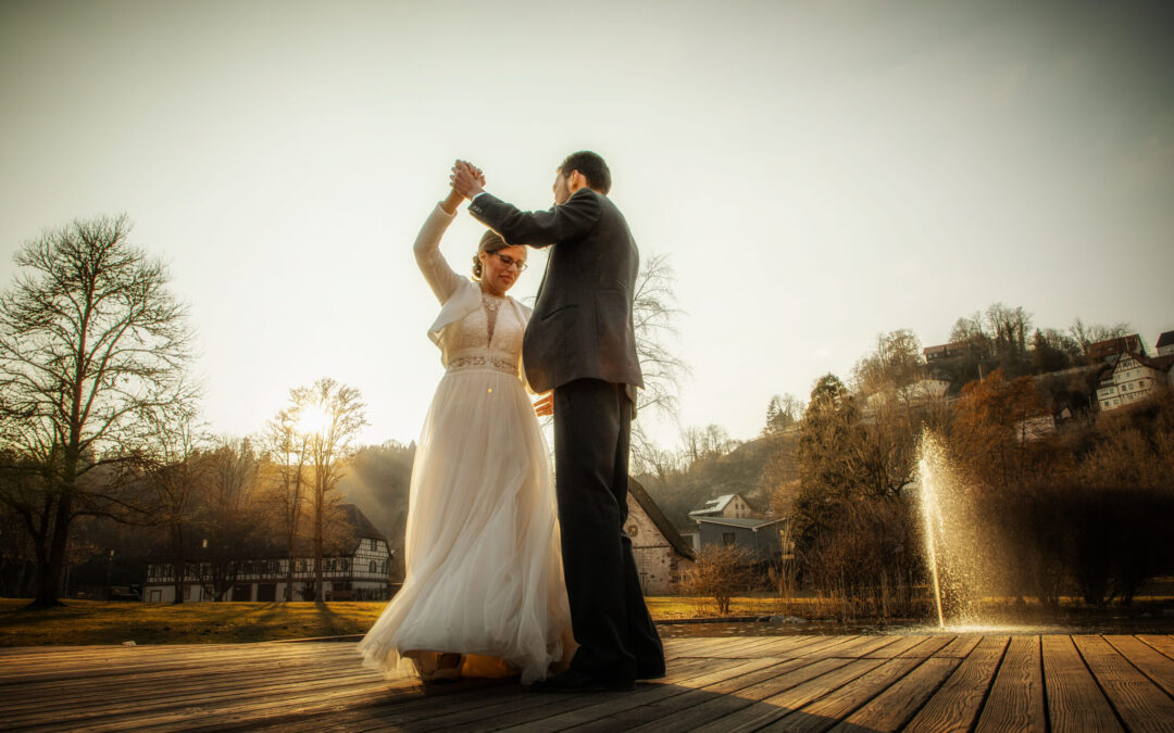 Jessica und Benjamin – eine kirchliche Hochzeit in Bad Liebenzell – Unterhaugstett