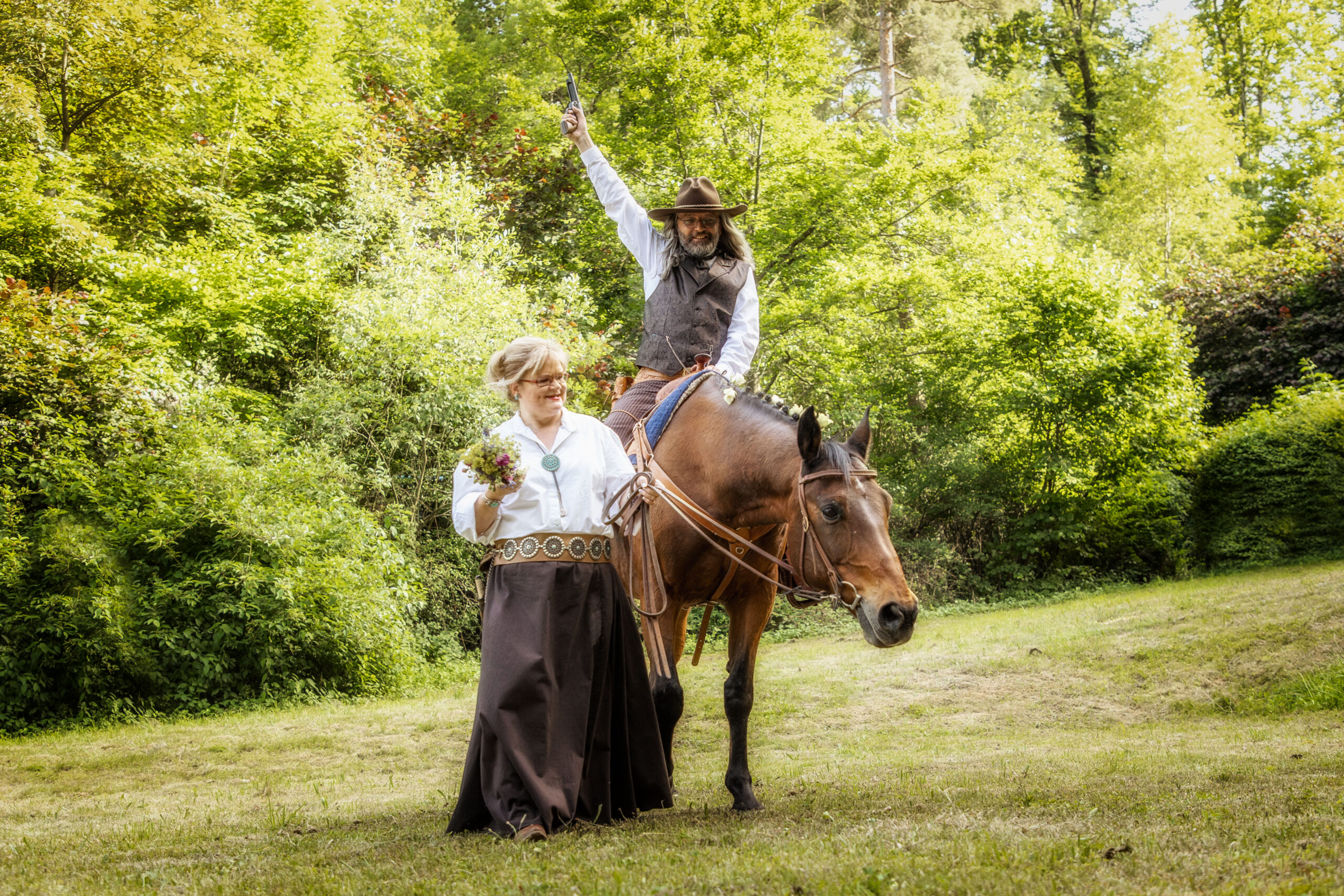 Country-Westernhochzeit Althengstett
