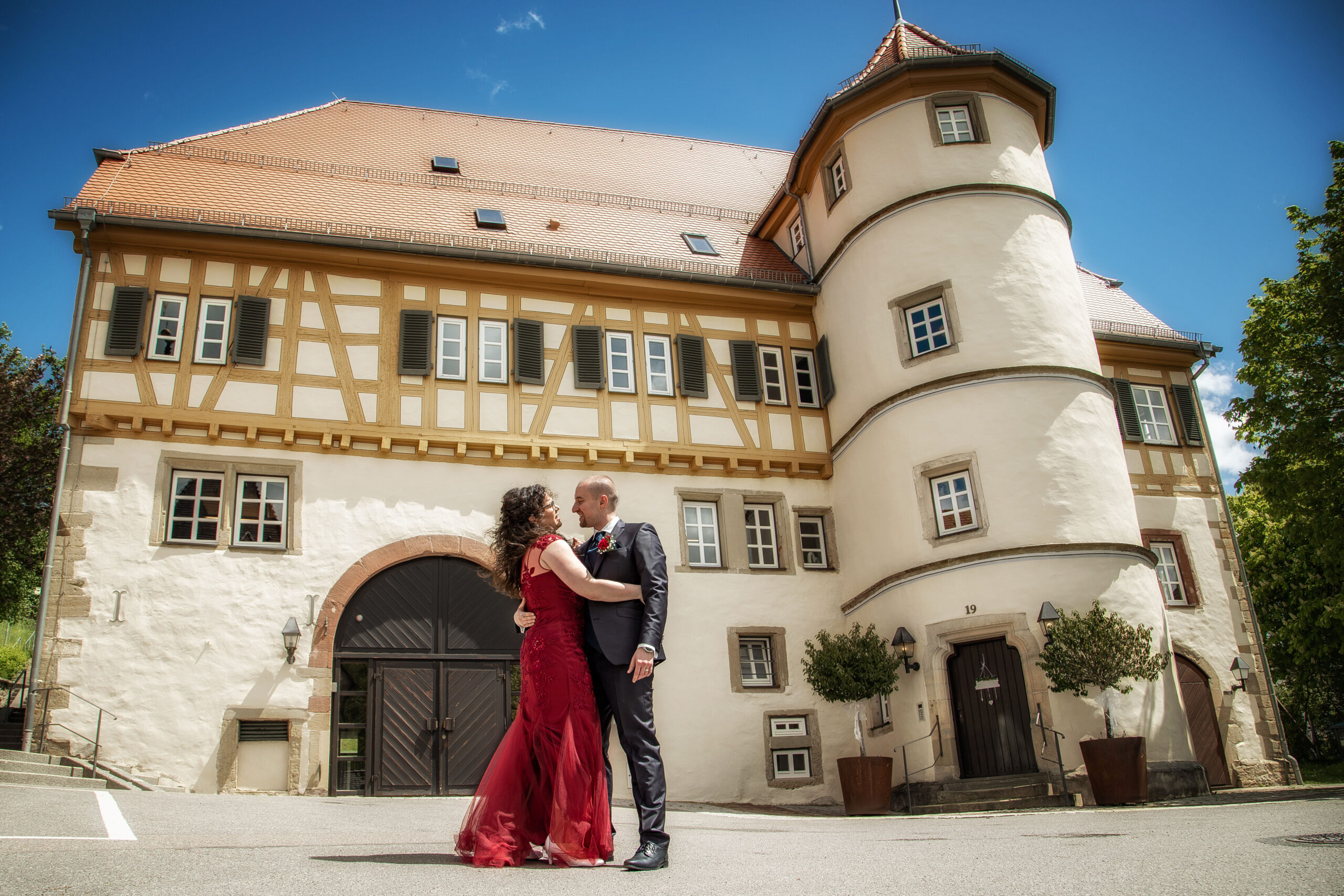 Eine standesamtliche Hochzeit im Schloss Deufringen