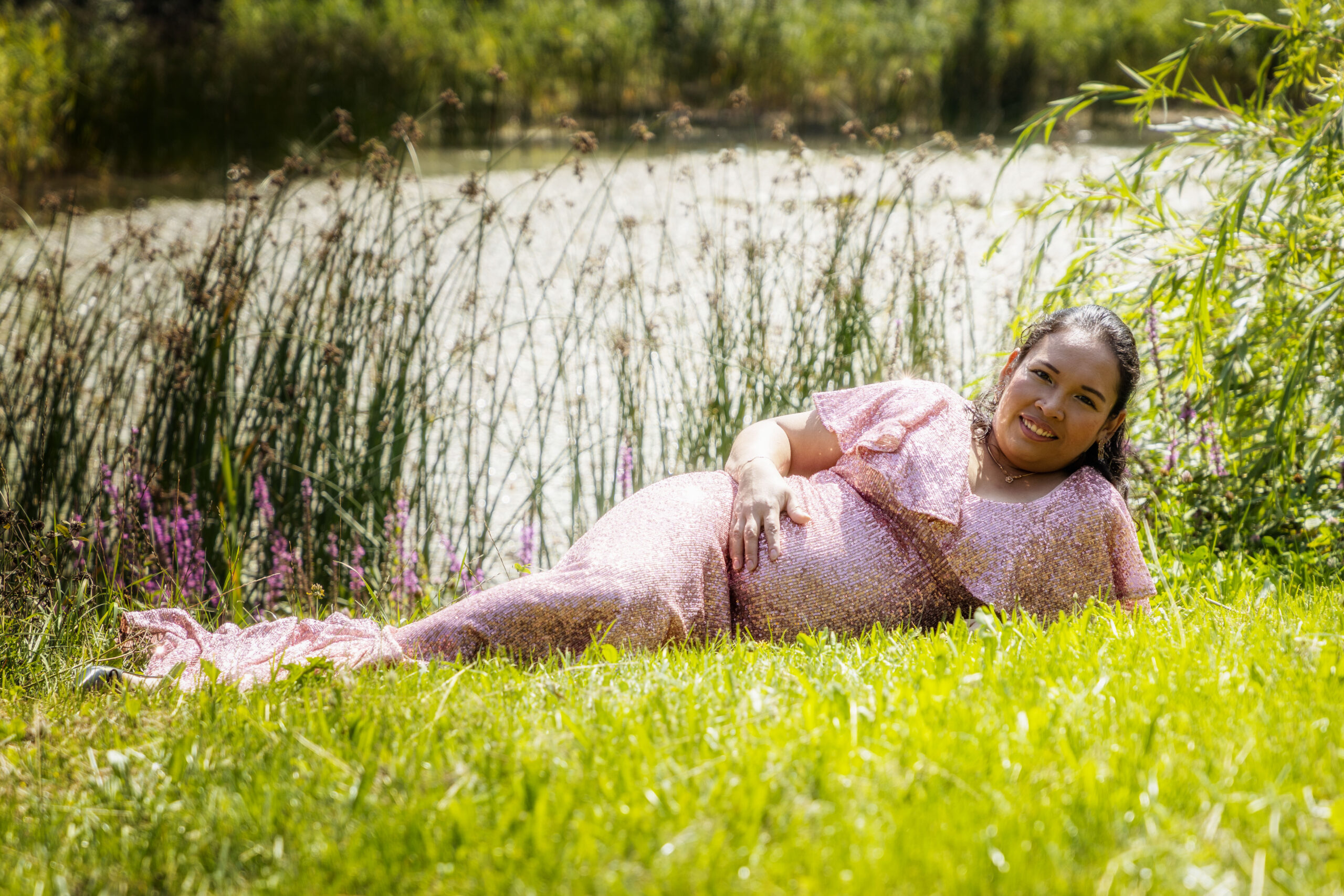Ein Babybauchshooting im Aibachgrund Sindelfingen-Darmsheim