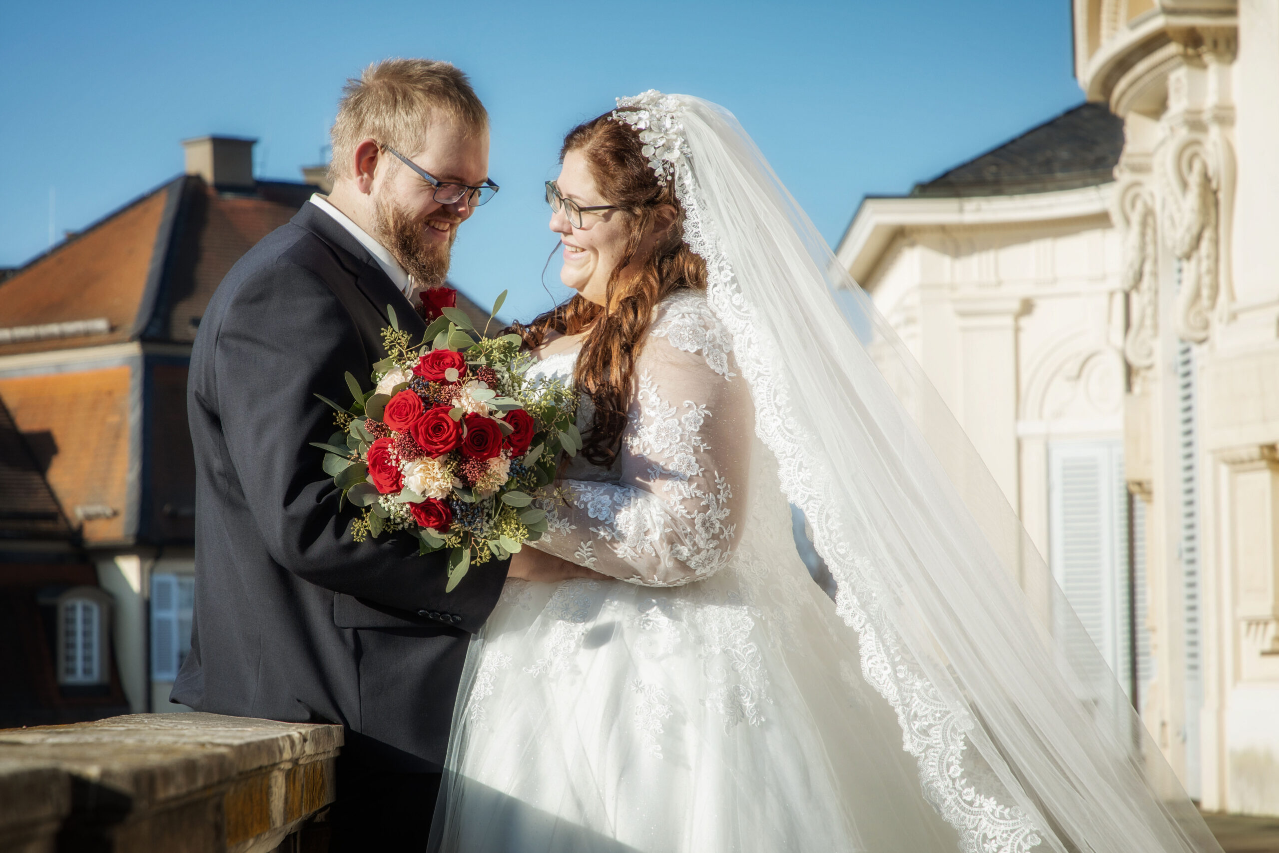 Hochzeitsfotos Schloss Solitude Stuttgart