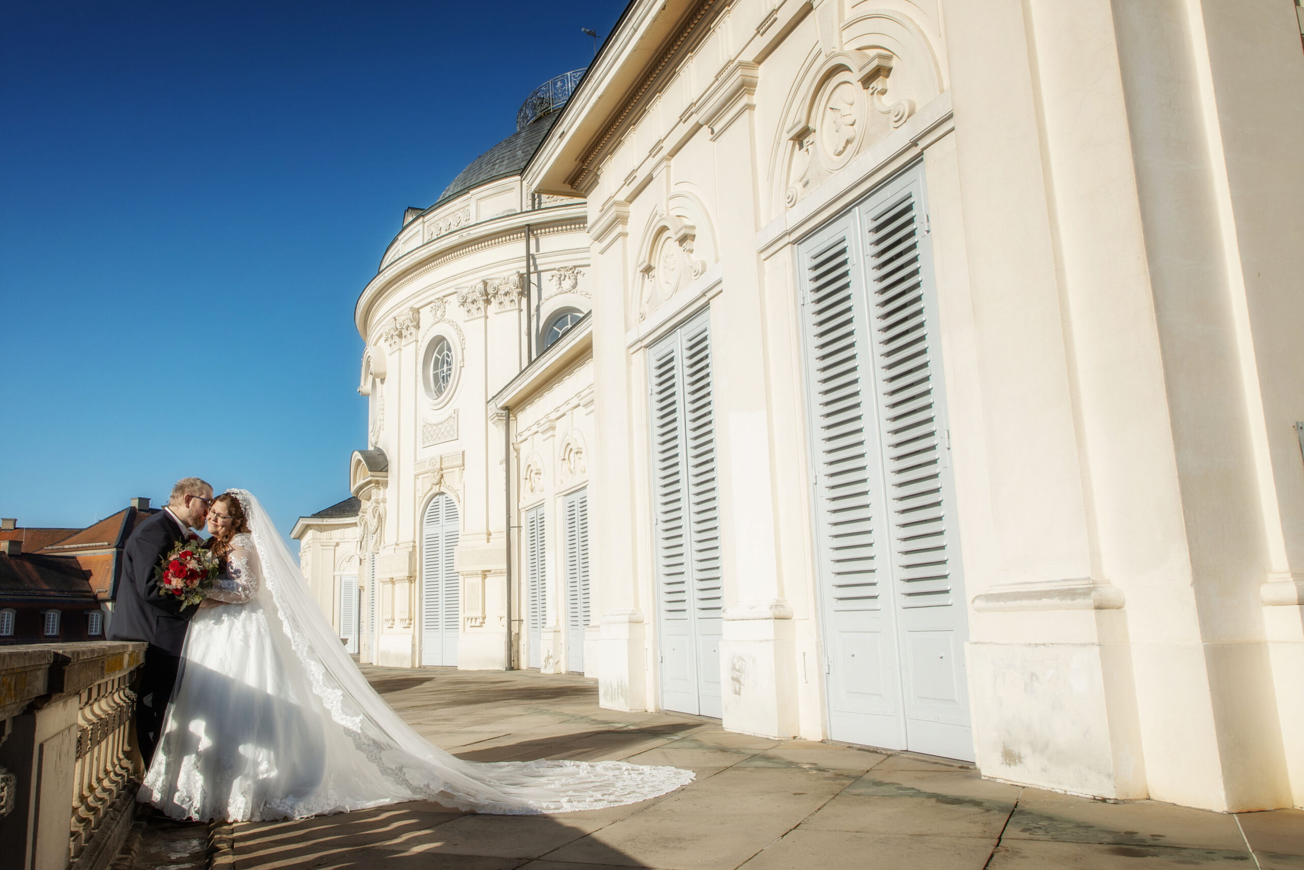 Hochzeitsfotos Schloss Solitude Stuttgart