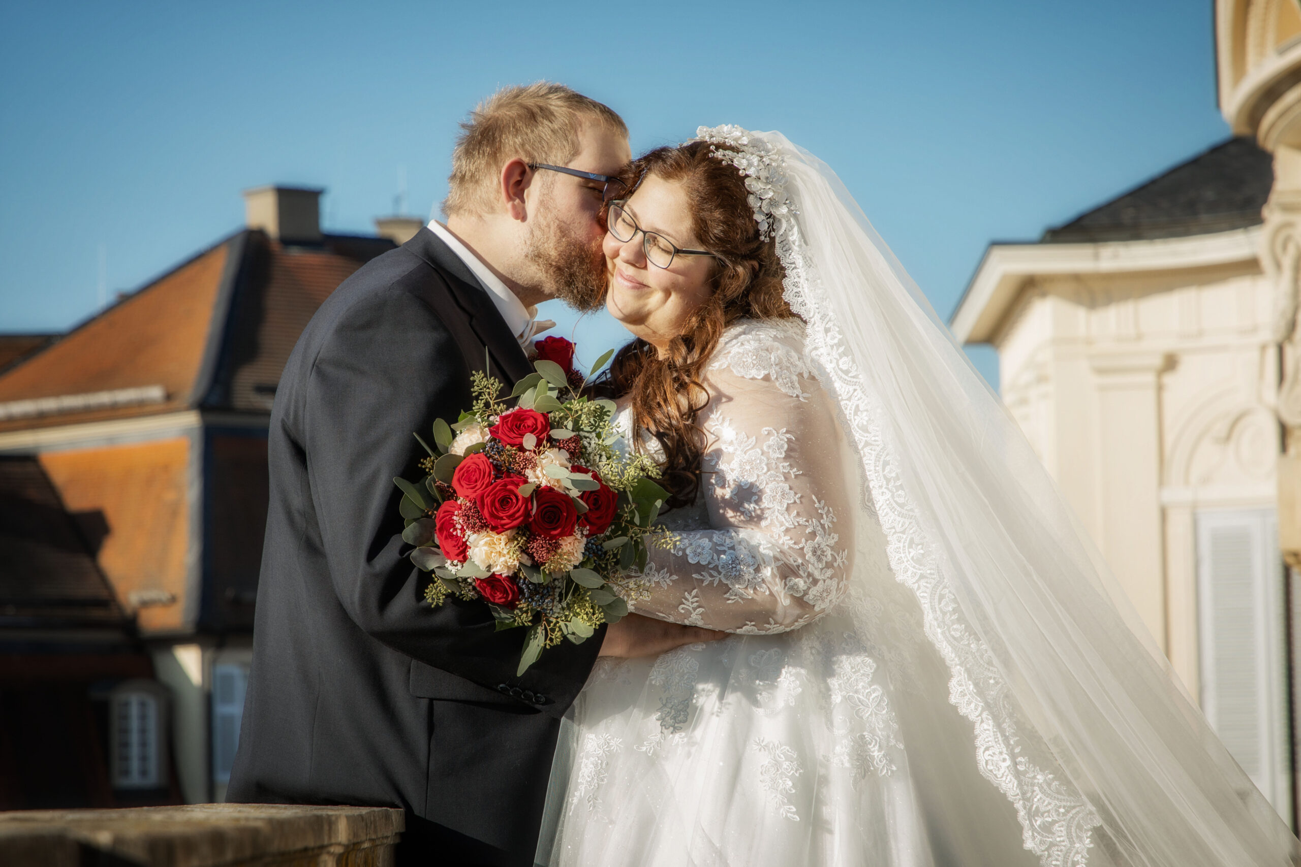 Hochzeitsfotos Schloss Solitude Stuttgart