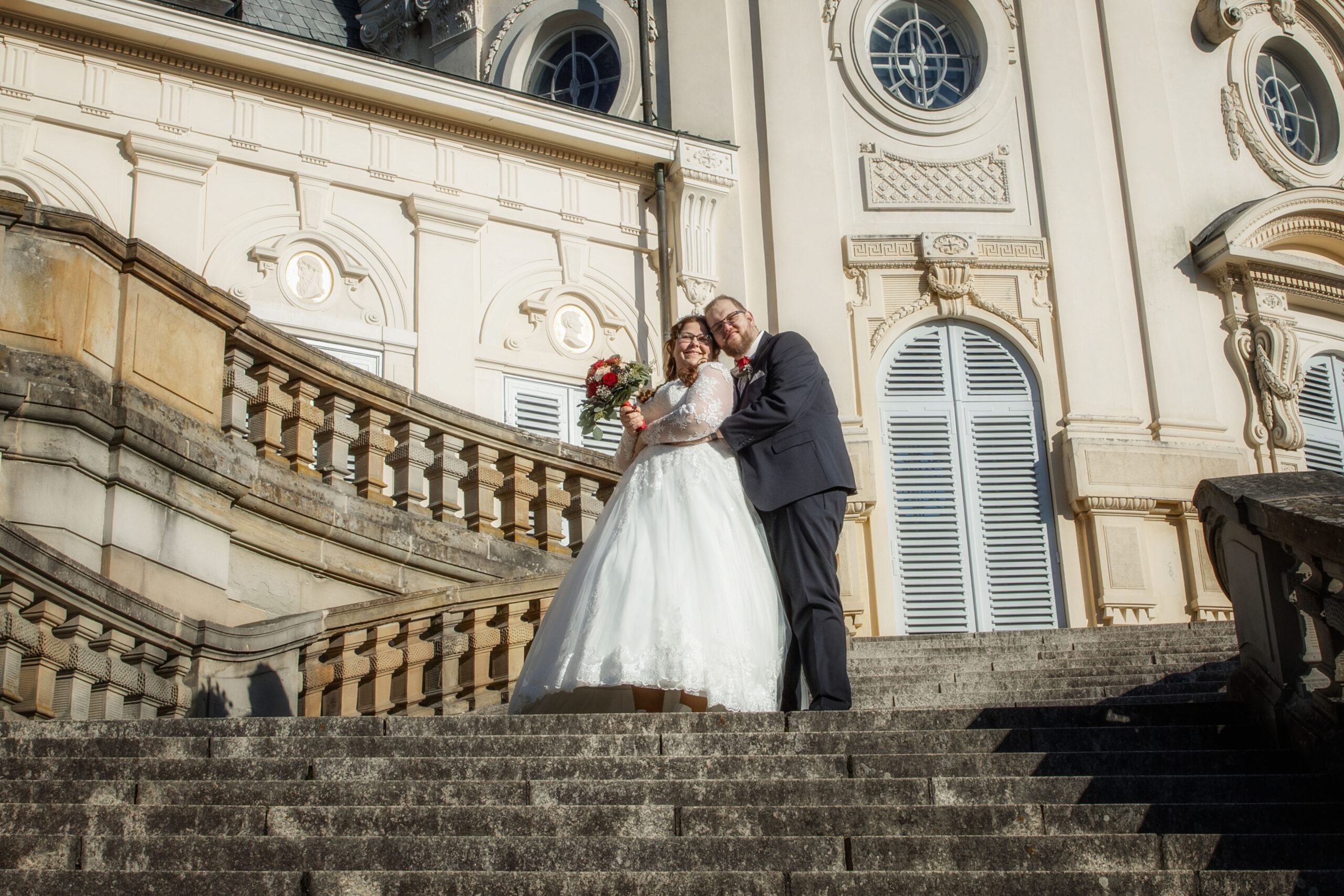 Hochzeitsfotos Schloss Solitude Stuttgart