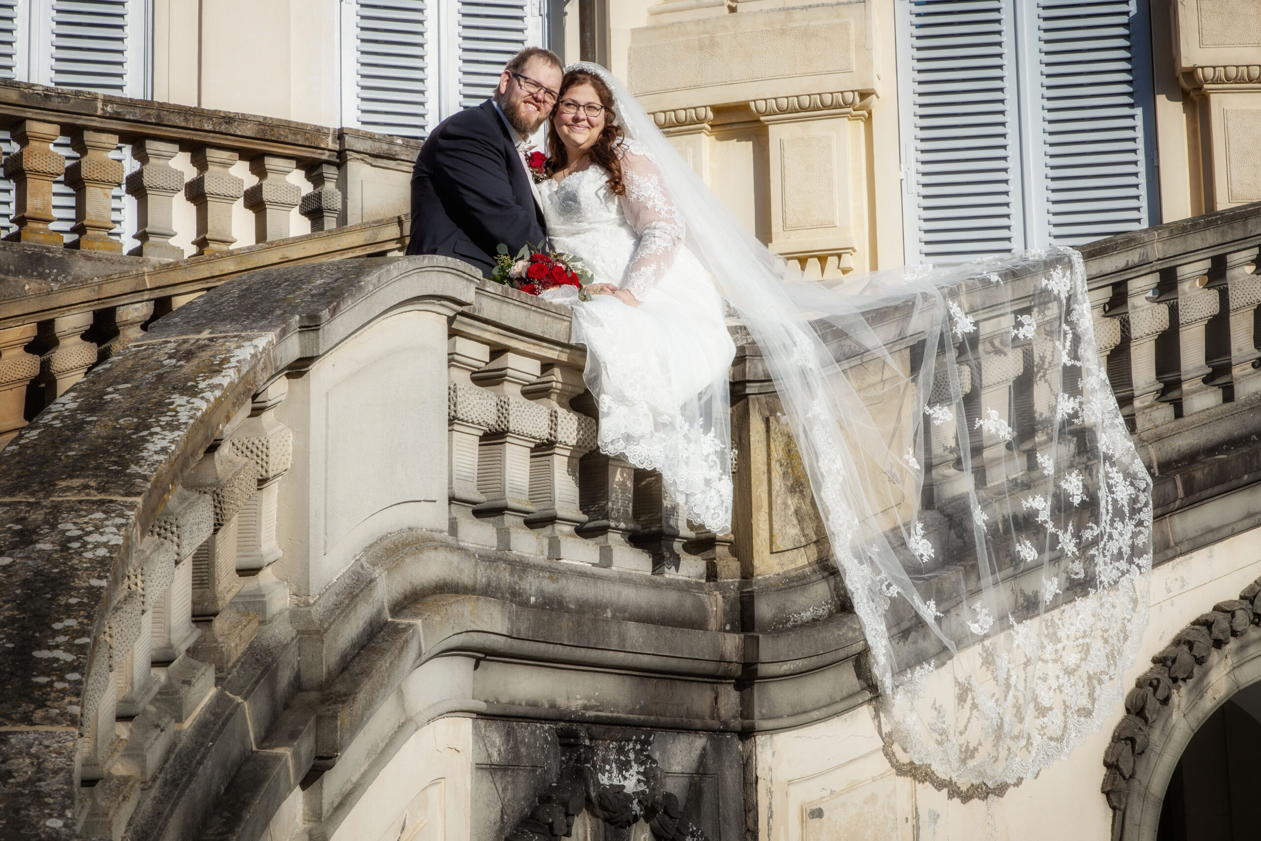 Hochzeitsfotos Schloss Solitude Stuttgart
