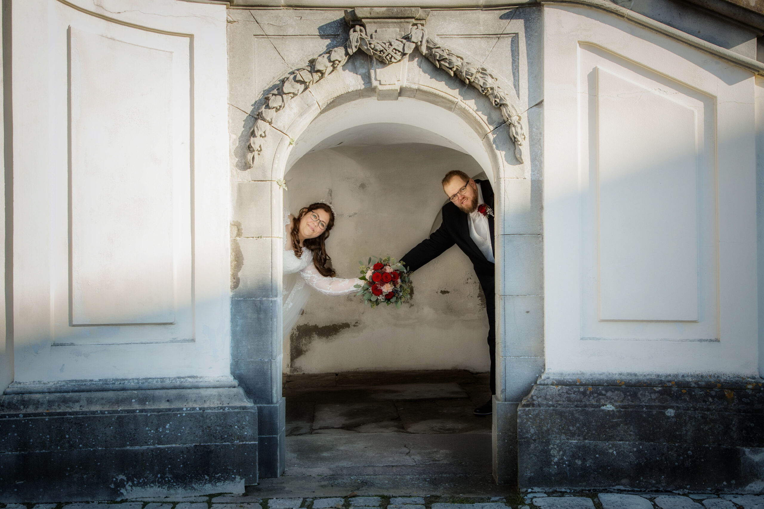 Hochzeitsfotos Schloss Solitude Stuttgart