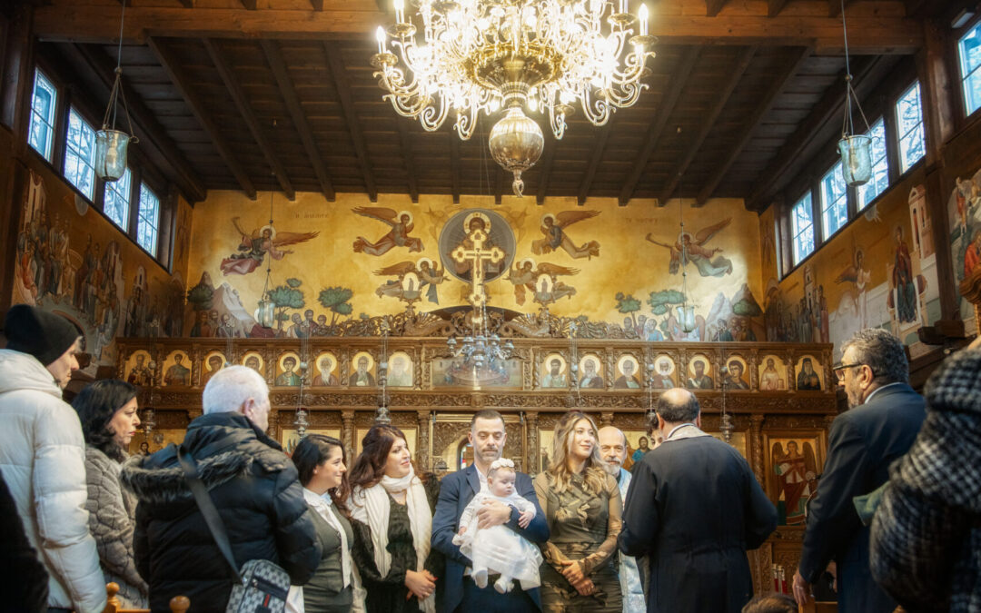 Die griechisch-orthodoxe Taufe von Sofia in Stuttgart-West