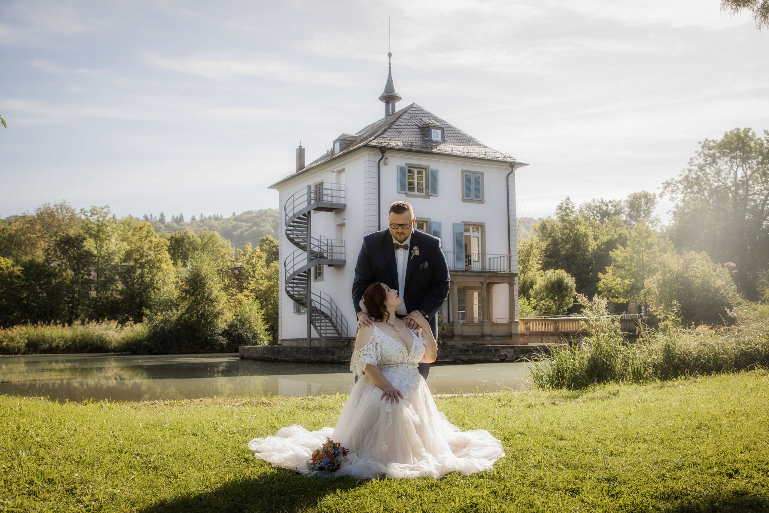 Eine standesamtliche Hochzeit im Trappenseeschloesschen